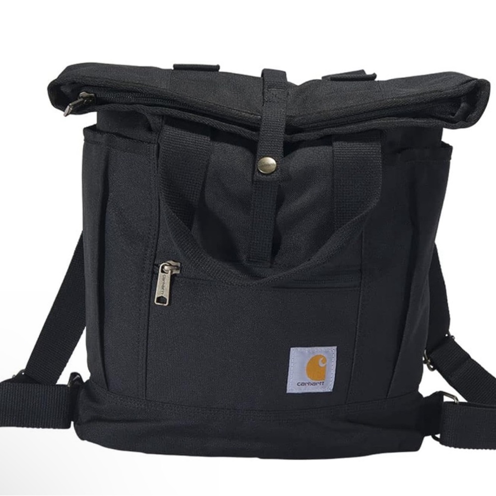 Carhartt Bag Convertible Backpack Tote Bag Black Water Repellent NWT